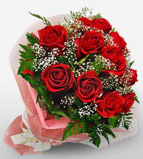 12 adet kırmızı güllerden kaliteli gül  Bitlis çiçek siparişi vermek 