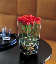  Bitlis ucuz çiçek gönder  kare mika yada cam vazo renkligül tanzim