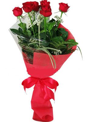 7 adet kirmizi gül buketi  Bitlis çiçek yolla , çiçek gönder , çiçekçi  