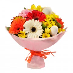 Karışık mevsim buketi Mevsimsel çiçek  Bitlis internetten çiçek siparişi 