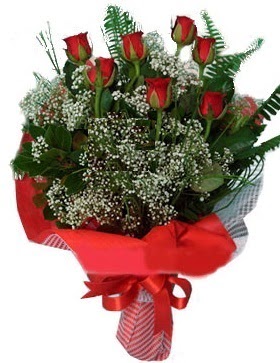 7 kırmızı gül buketi  Bitlis çiçek servisi , çiçekçi adresleri 