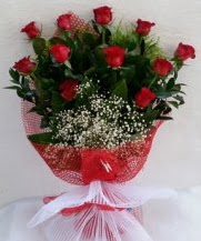 11 adet kırmızı gülden görsel çiçek  Bitlis çiçek satışı 